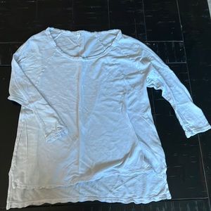 James Perse 3/4 sleeve top